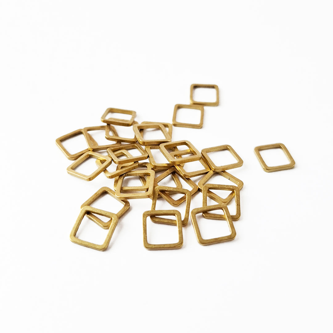 20x Anneau fermé carré (7mm)