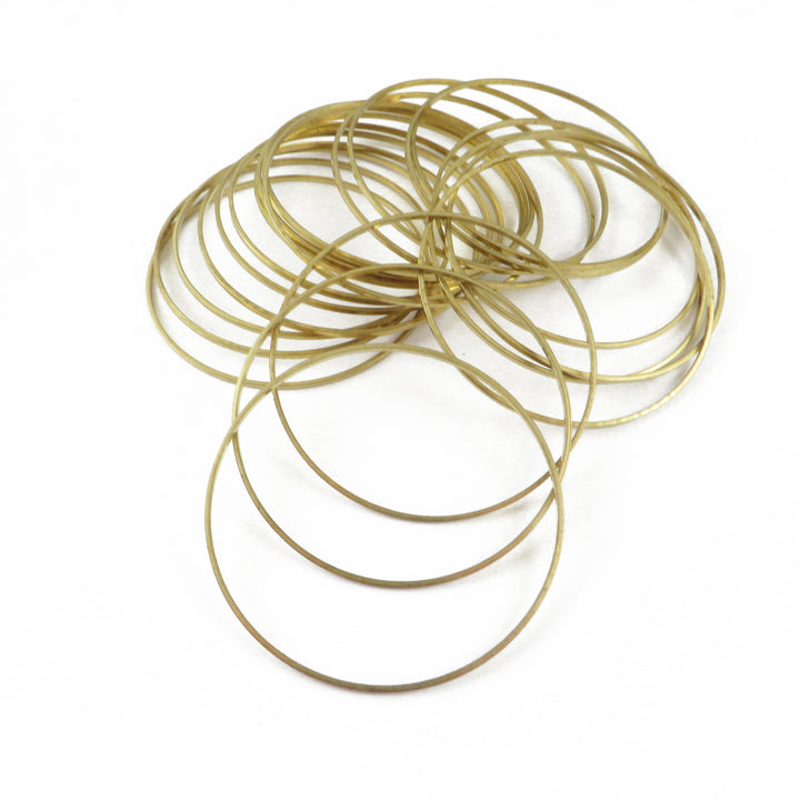 10x Anneau fermé cercle disque (40mm)