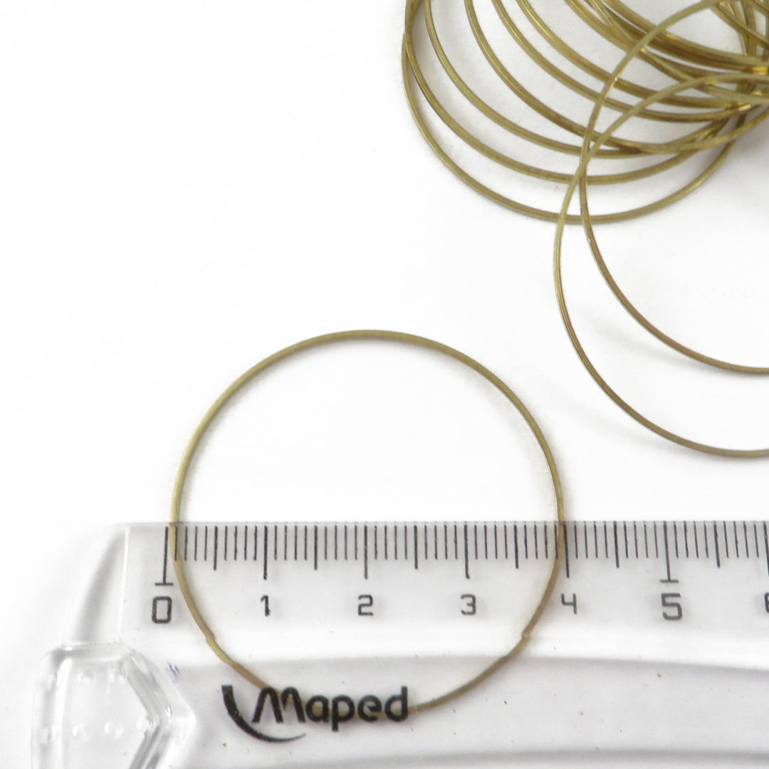 10x Anneau fermé cercle disque (40mm)