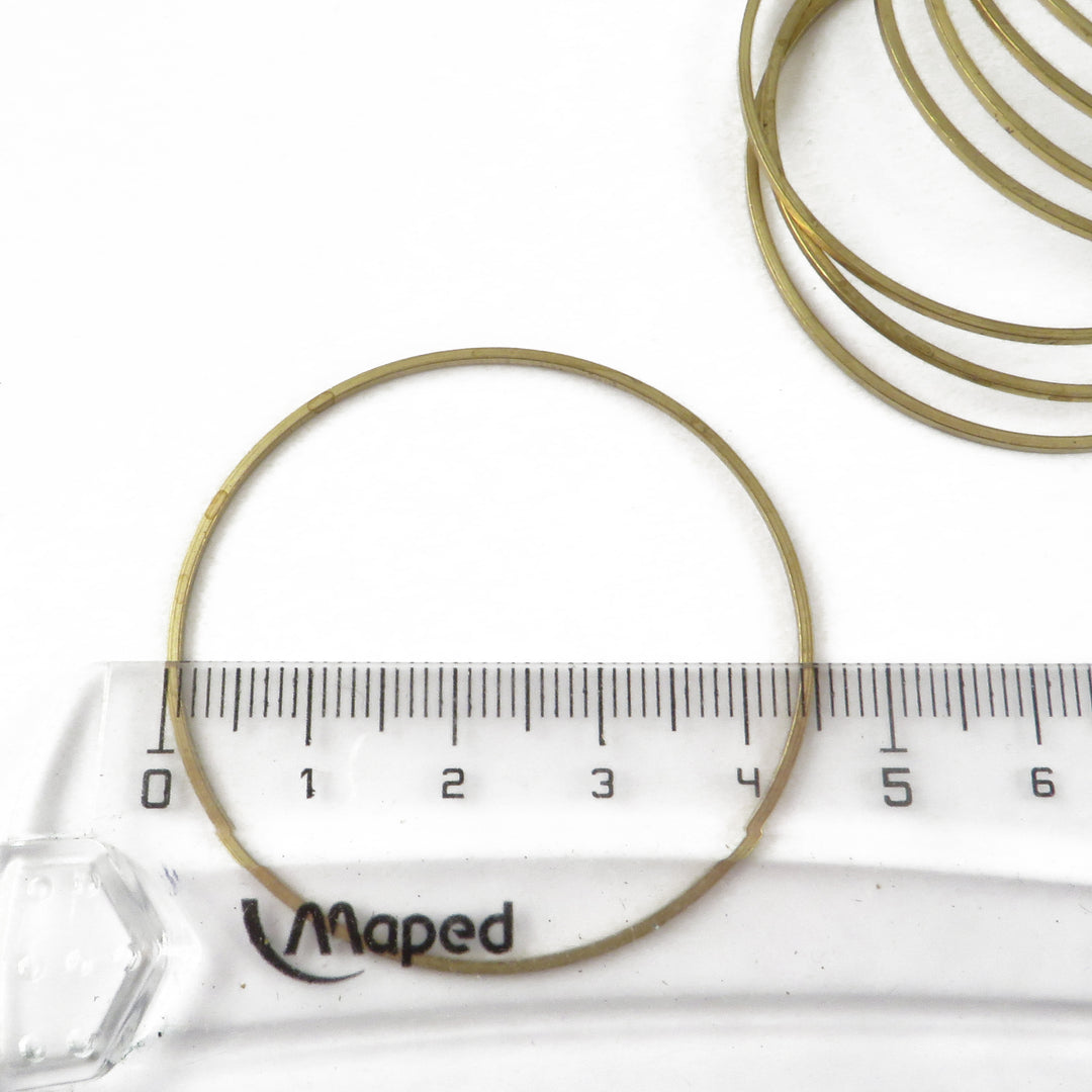 10x Anneau fermé cercle disque (45mm)