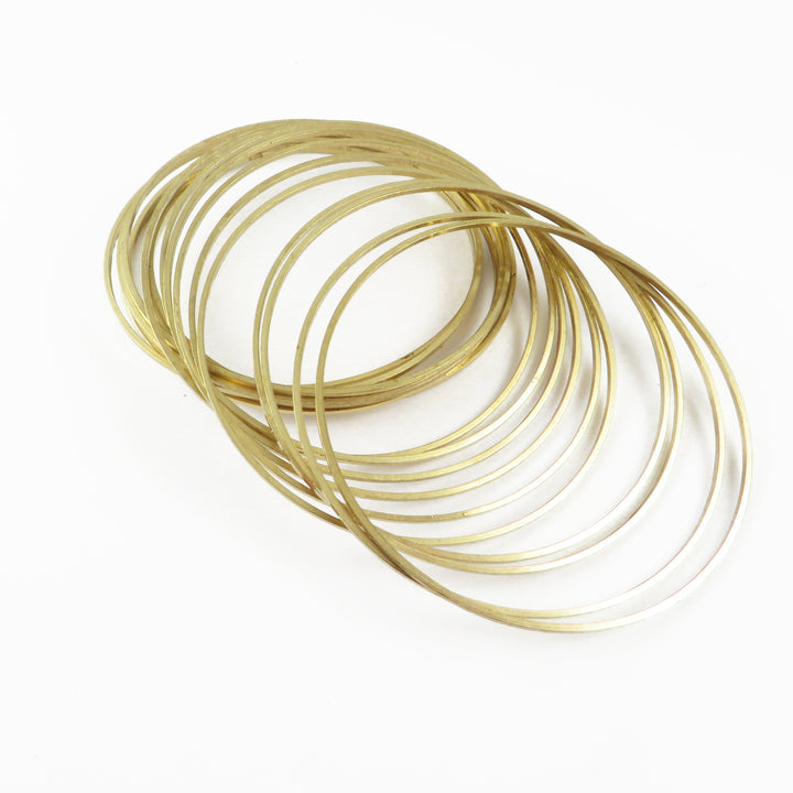 10x Anneau fermé cercle disque (50mm)