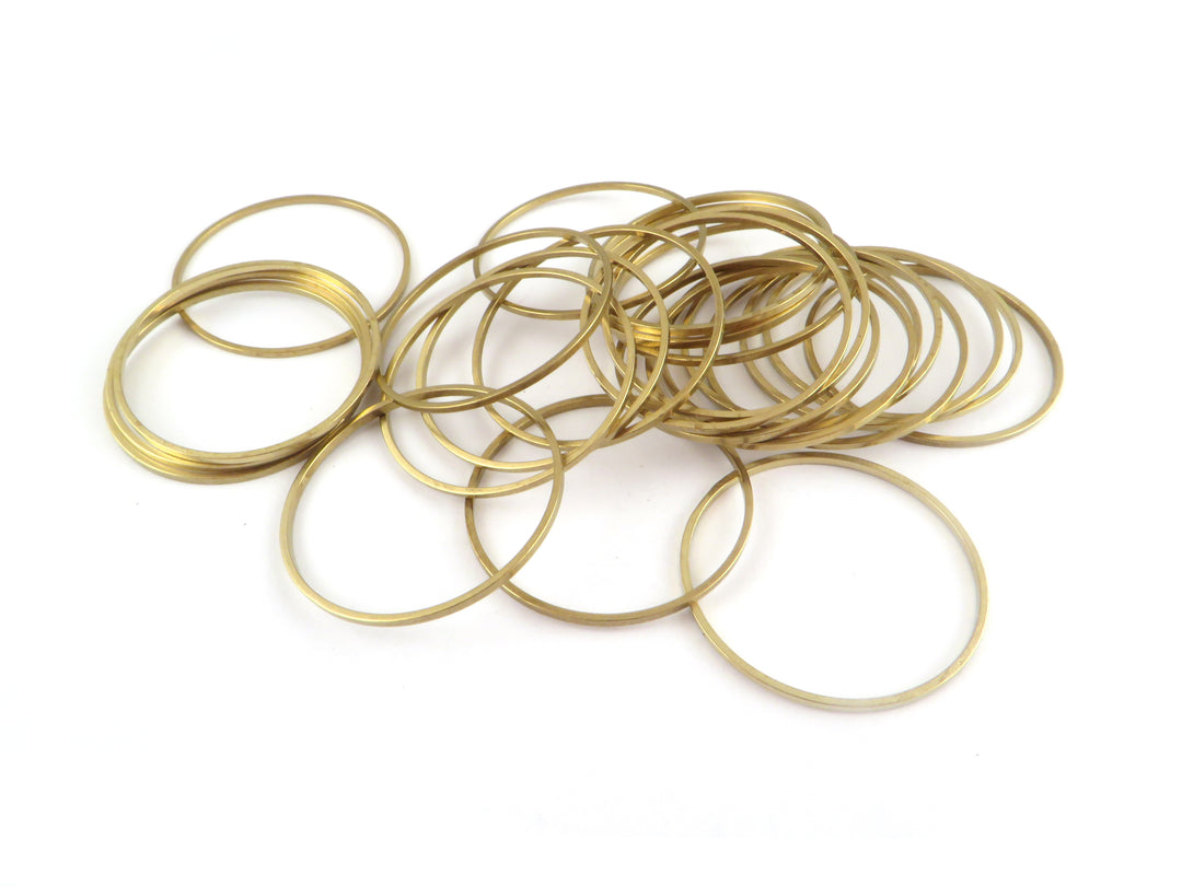 25x Anneau fermé cercle disque (25mm)
