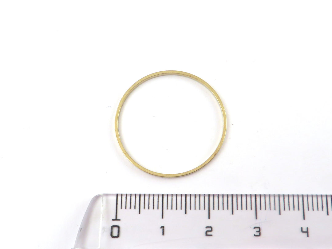 25x Anneau fermé cercle disque (25mm)