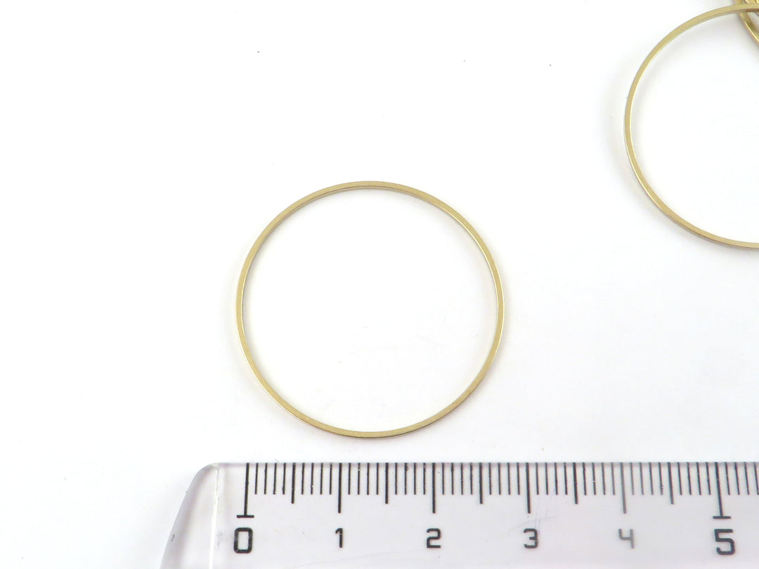25x Anneau fermé cercle disque (30mm)