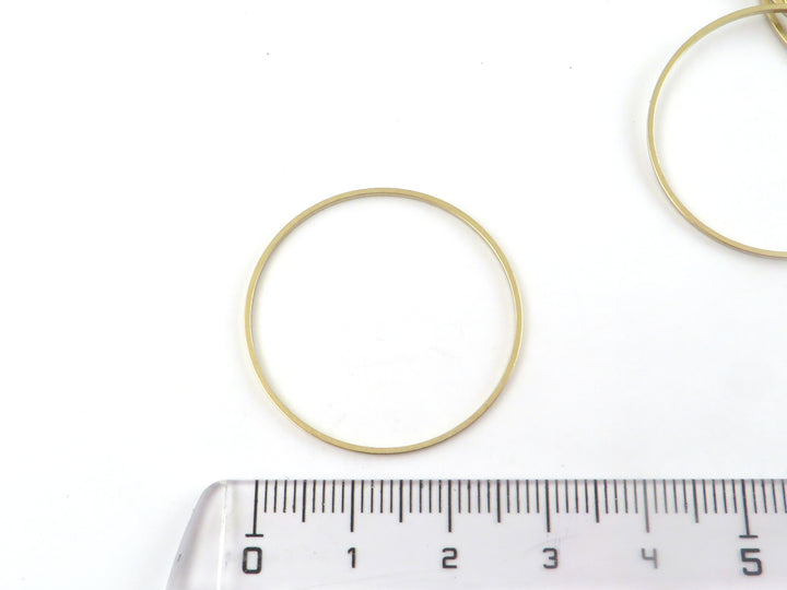 25x Anneau fermé cercle disque (30mm)