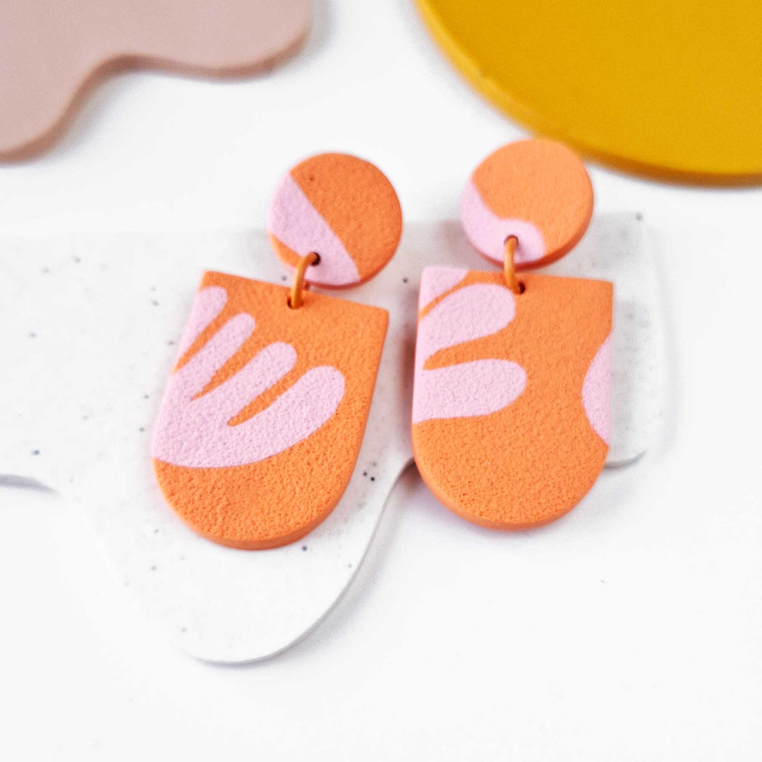 Zoé - Orange et rose