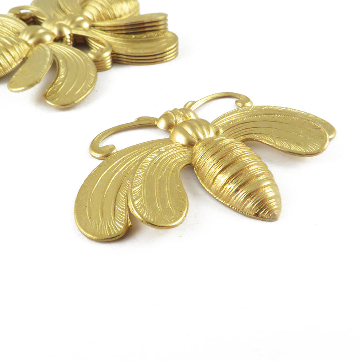 1x Pendentif papillon de nuit (50mm x 33mm) CH-123