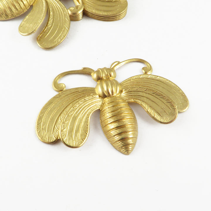 1x Pendentif papillon de nuit (50mm x 33mm) CH-123