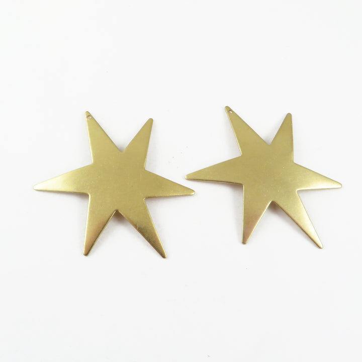 2x Breloque étoile (46mm x 38mm) CH-125