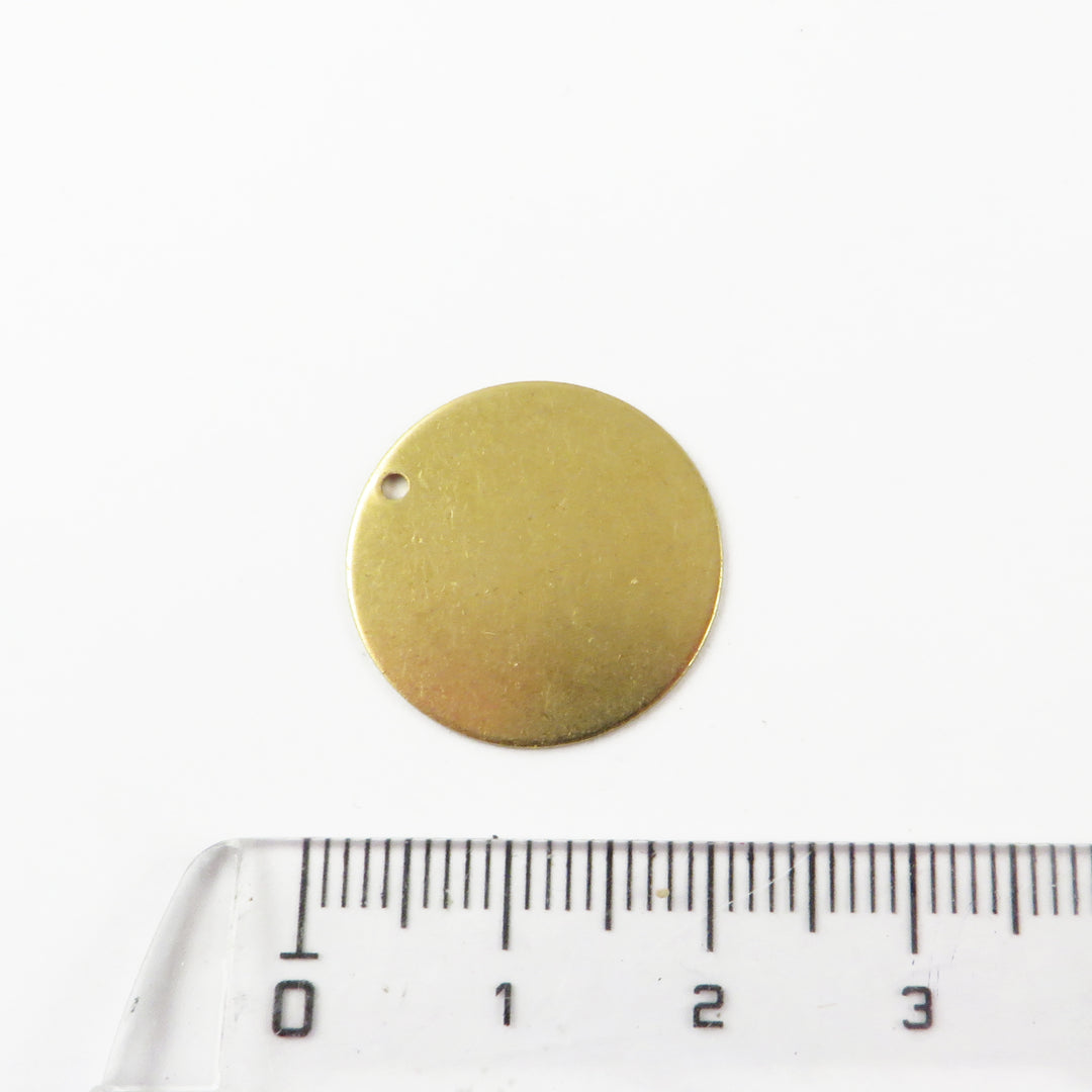 4x Breloque disque (19mm) D-19/1H