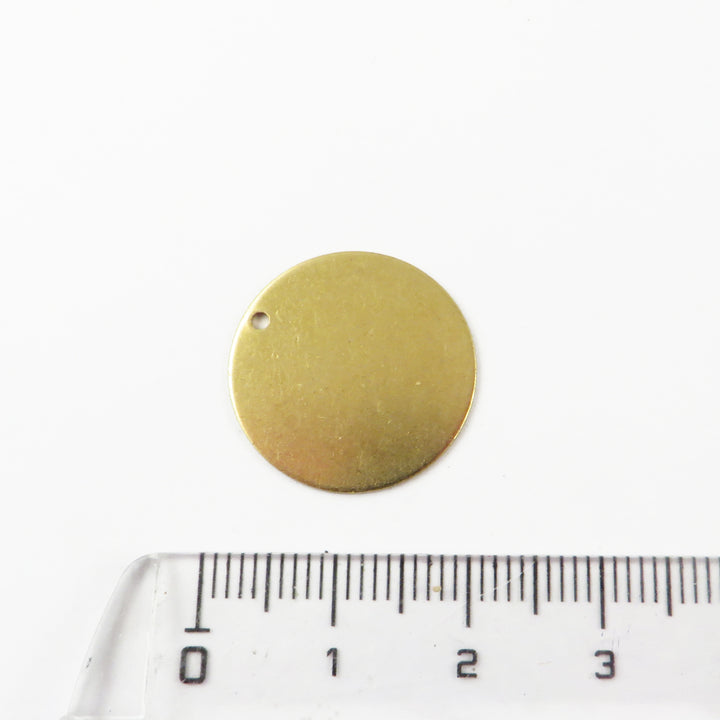 4x Breloque disque (19mm) D-19/1H