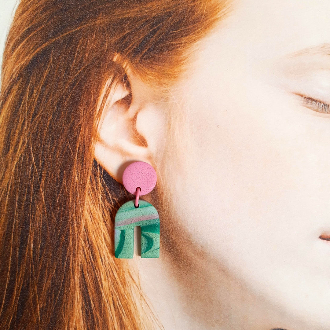Jayna - Vert et rose