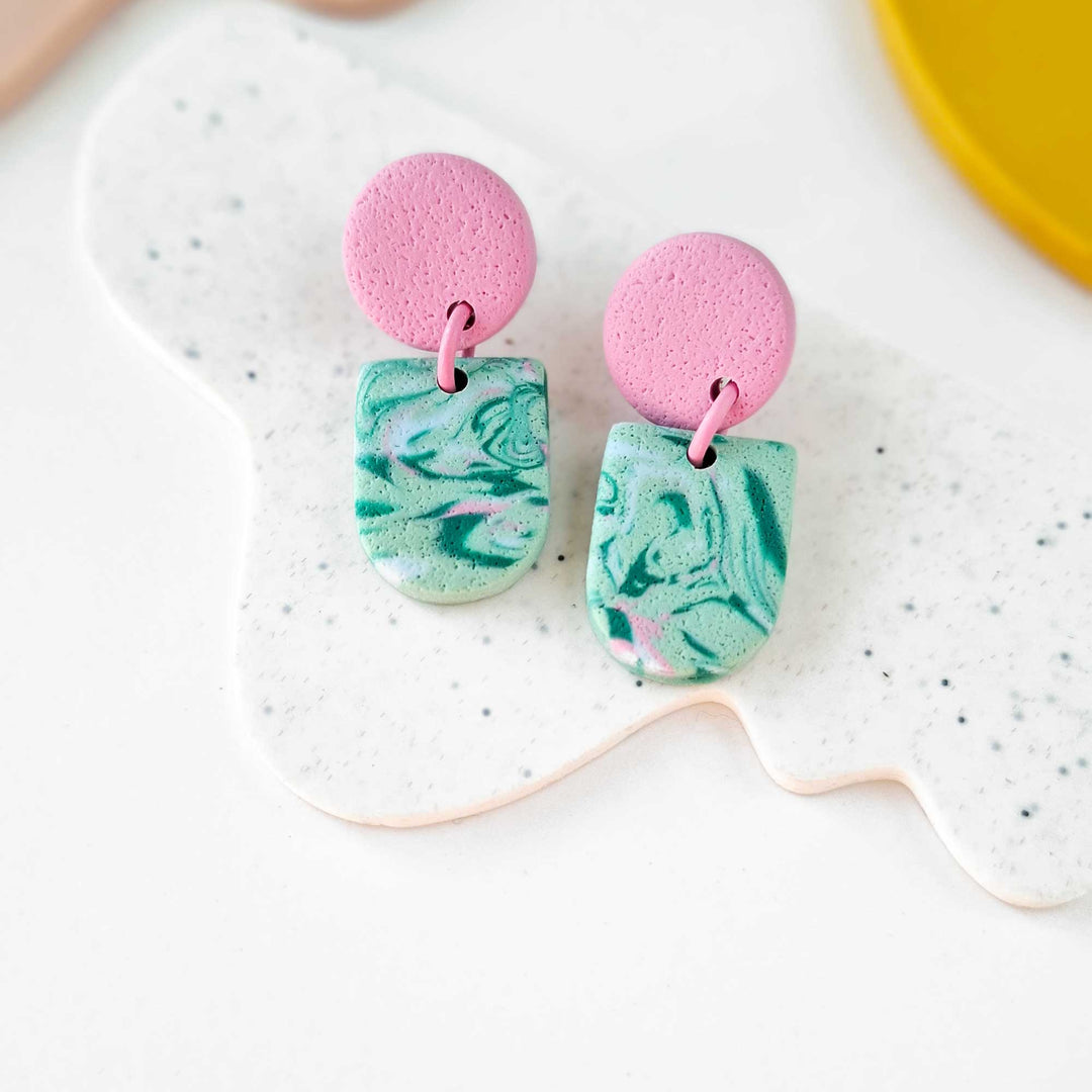 Sally - Vert et rose