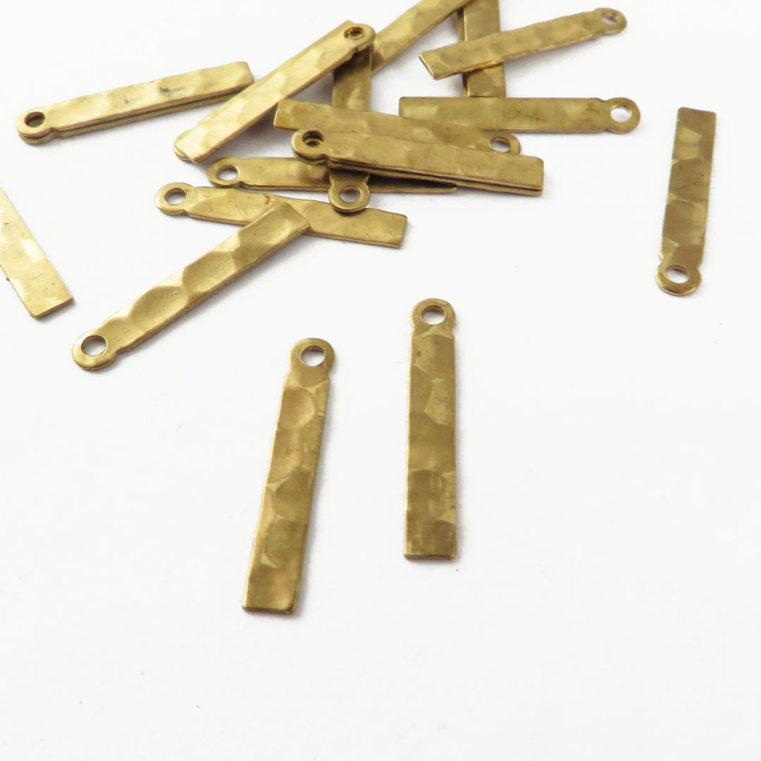 6x Breloque barre (17mmx2,5mm) PP-063-H