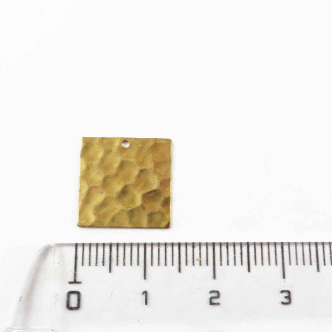 4x Breloque carré (13mm x 13mm) PP-361-H