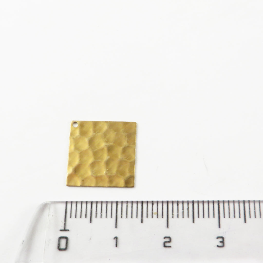 4x Breloque carré (13mm x 13mm) PP-363-H