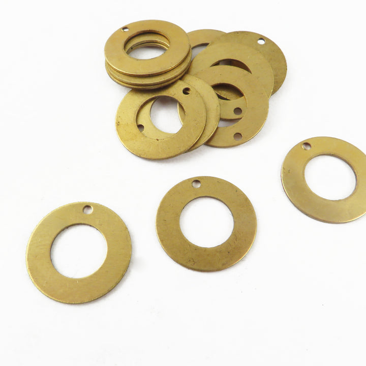 4x Breloque disque rondelle (14mm) PP-365