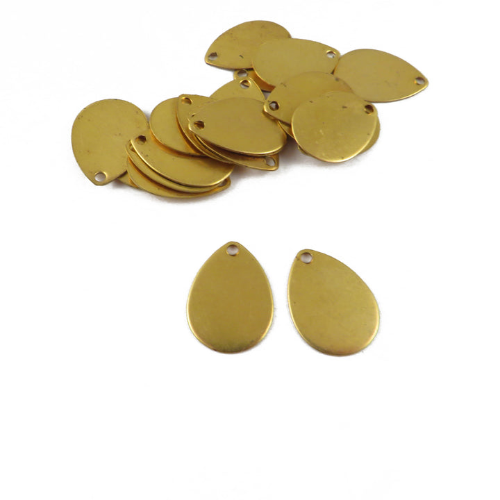 4x breloque goutte (11mm x 16mm) PP-410