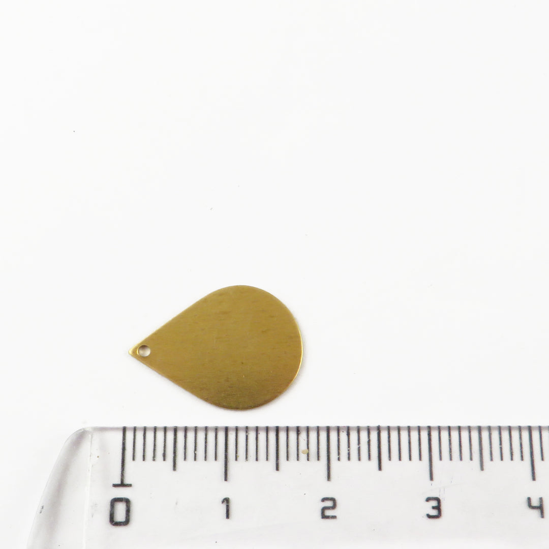 6x Breloque goutte (13mm x 17mm) PP-412