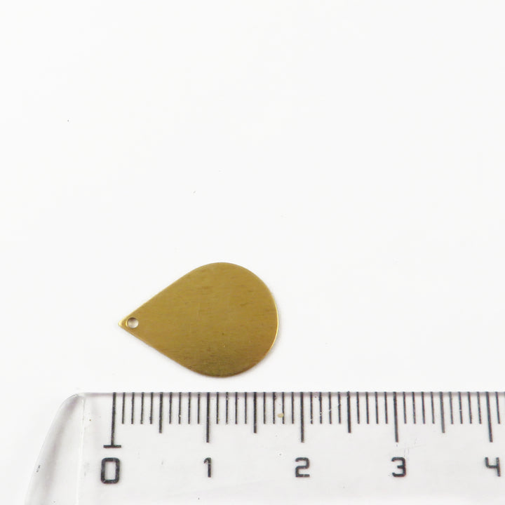 6x Breloque goutte (13mm x 17mm) PP-412