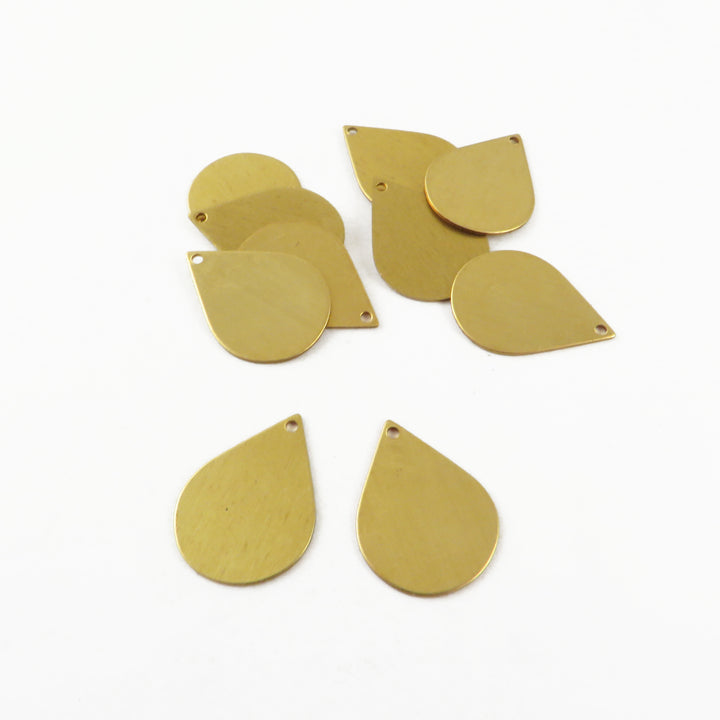 6x Breloque goutte (13mm x 17mm) PP-412