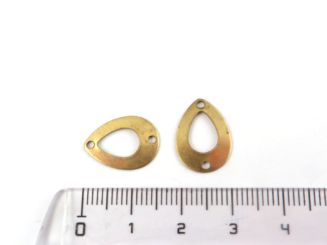 4x Connecteur goutte ajourée (11mm x 16mm) PP-418