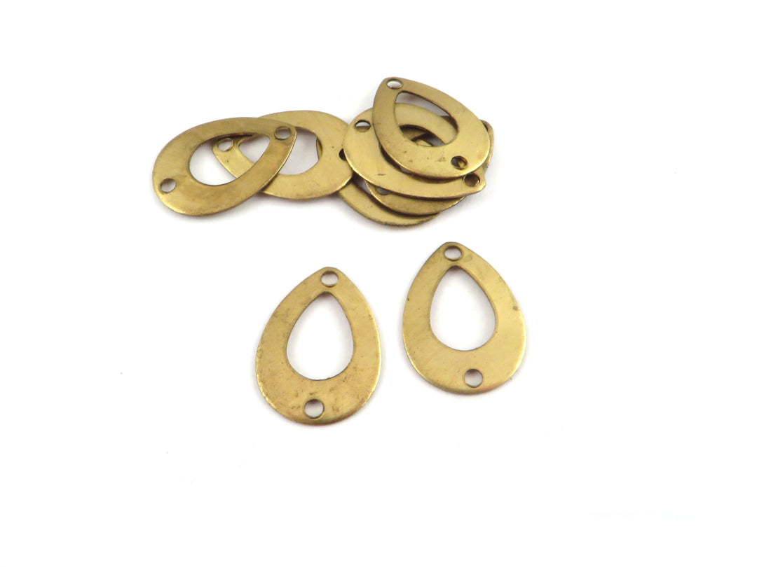 4x Connecteur goutte ajourée (11mm x 16mm) PP-418