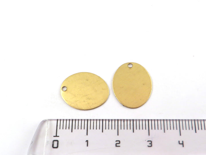 4x Breloque ovale (13mm x 17mm) PP-421