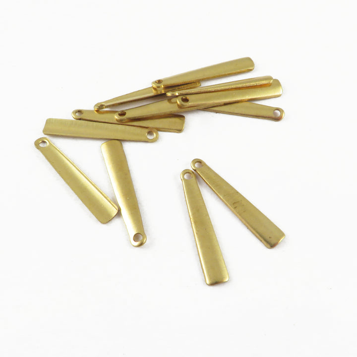 6x Breloque barre trapèze (21mm x 4mm) PP-426