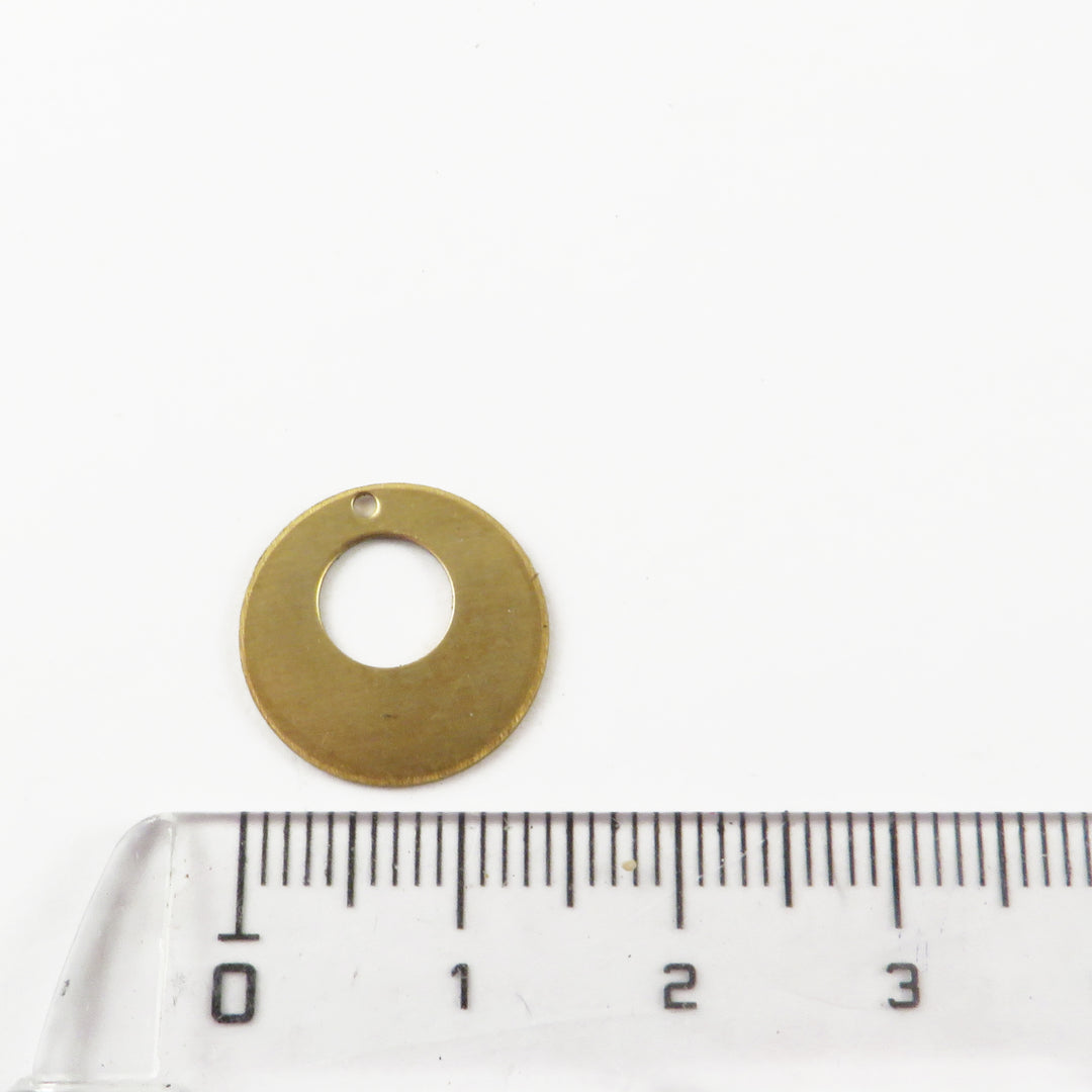 4x Breloque disque créole (14mm) PP-427