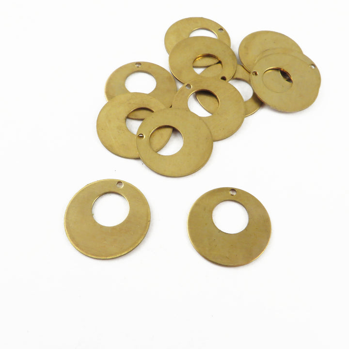 4x Breloque disque créole (14mm) PP-427