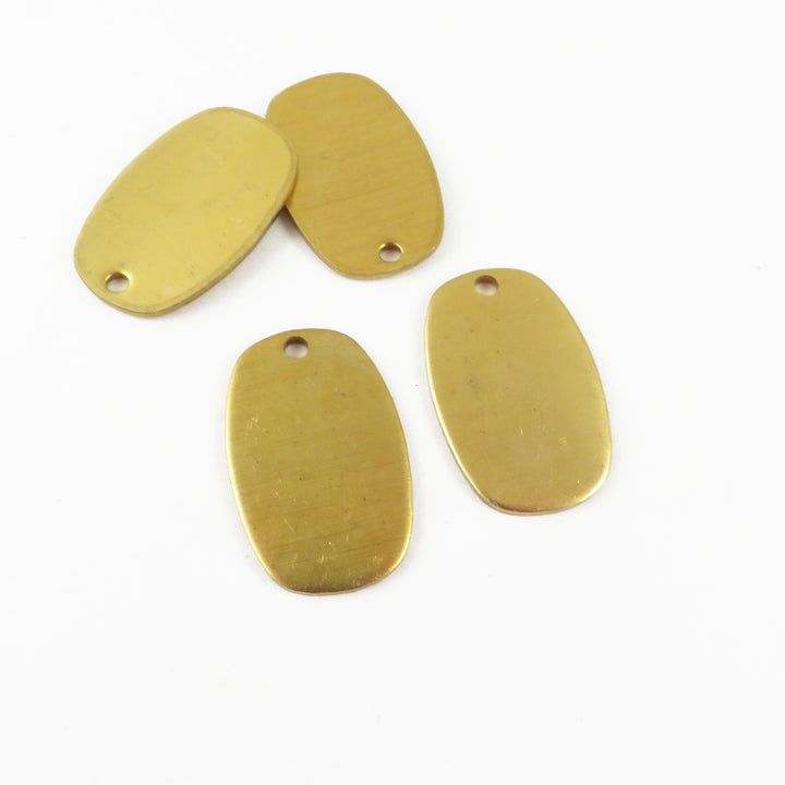 2x Breloque ovale épaisse (17mm x 27mm) PP-434