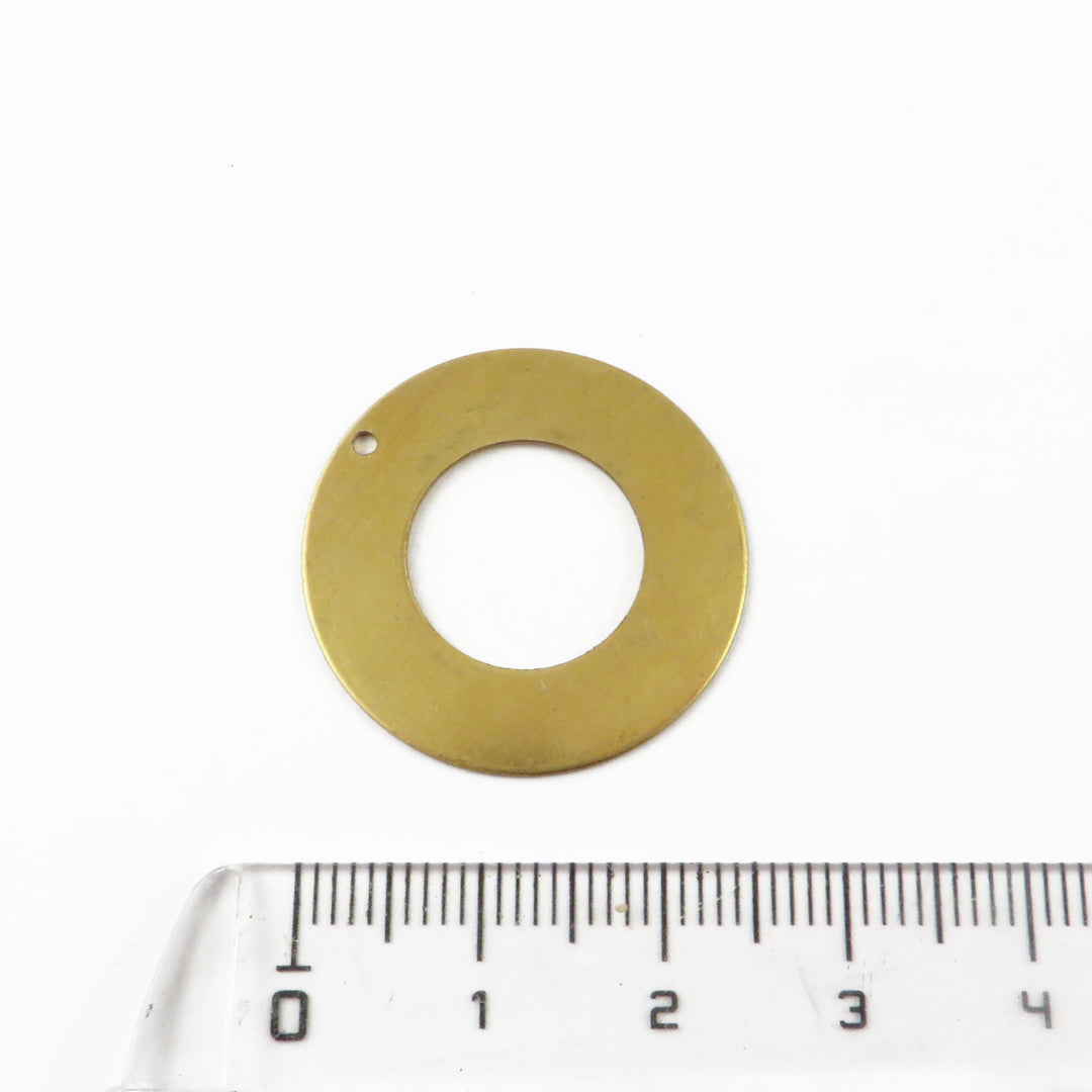 4x Breloque disque rondelle (25mm) PP-371