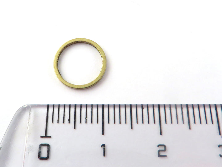 25x Anneau fermé cercle disque (10mm)