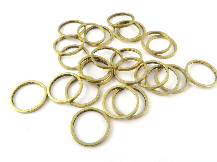 25x Anneau fermé cercle disque (10mm)