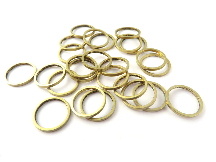 25x Anneau fermé cercle disque (10mm)
