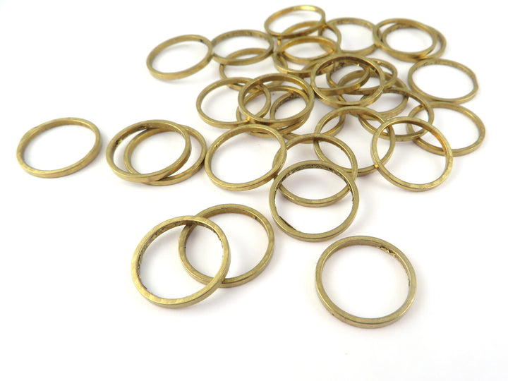 25x Anneau fermé cercle disque (12mm)