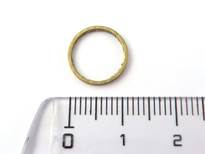 25x Anneau fermé cercle disque (12mm)