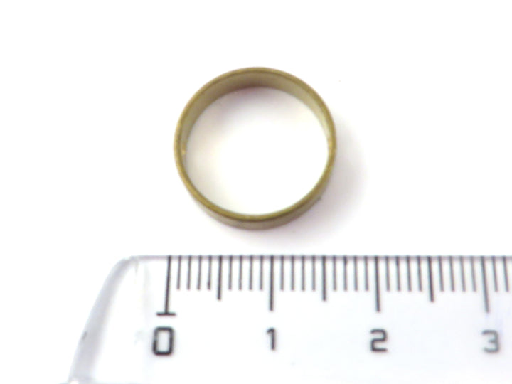 4x Connecteur anneau fermé cercle disque 2 trous (14mm x 4mm)