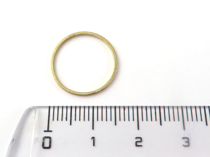 25x Anneau fermé cercle disque (16mm)