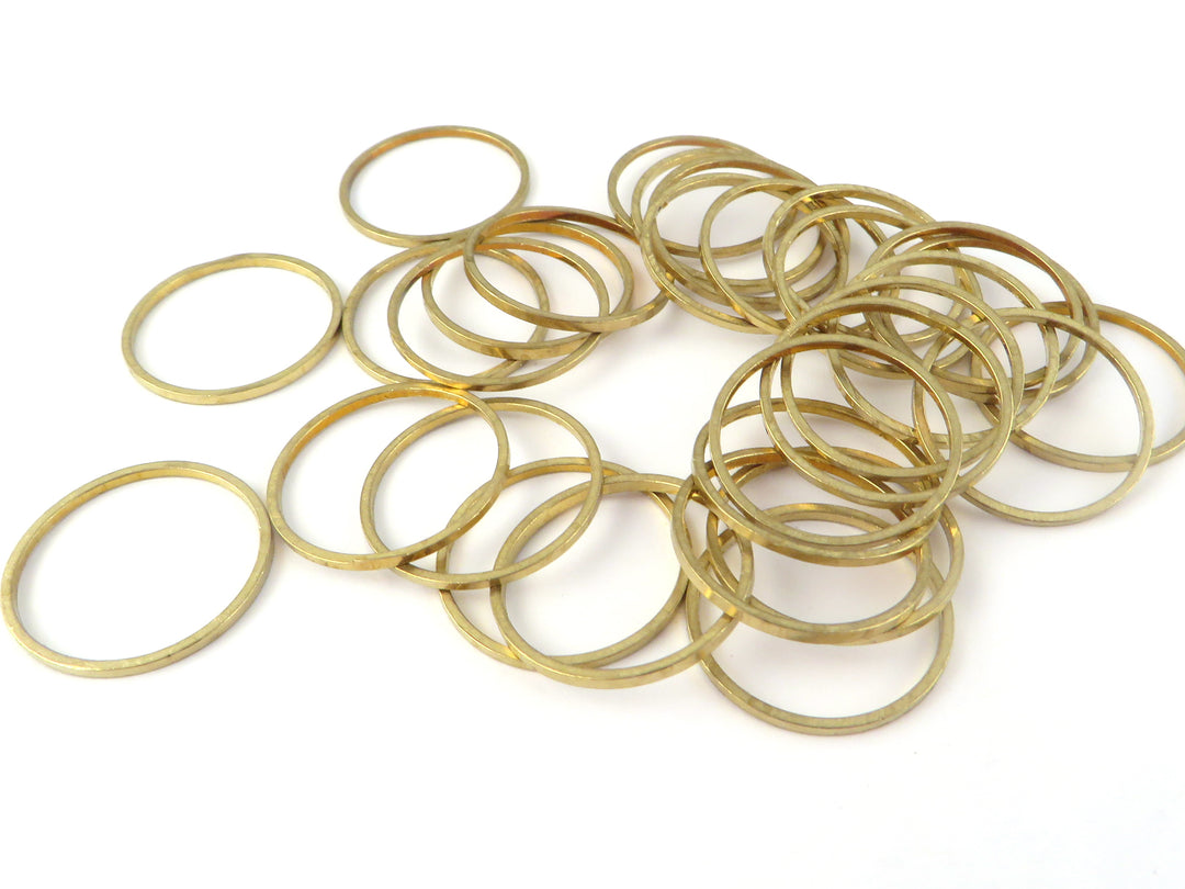 25x Anneau fermé cercle disque (16mm)