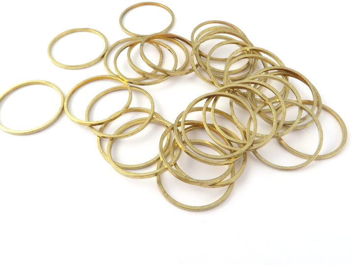 25x Anneau fermé cercle disque (16mm)