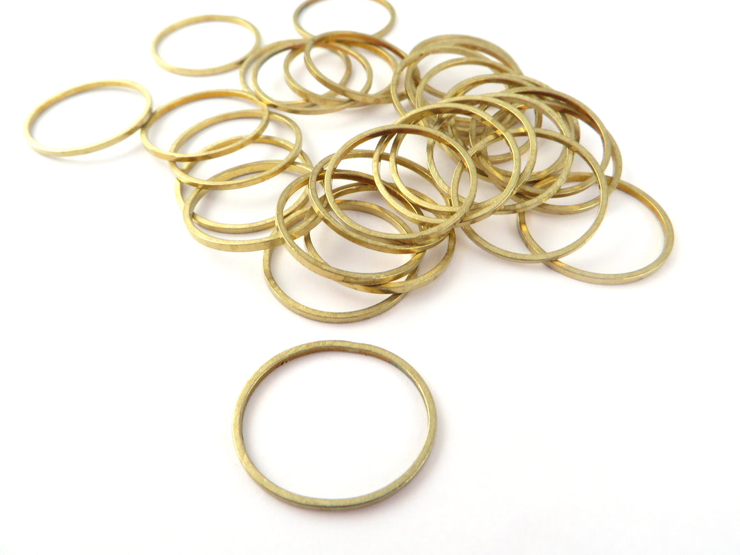 25x Anneau fermé cercle disque (16mm)