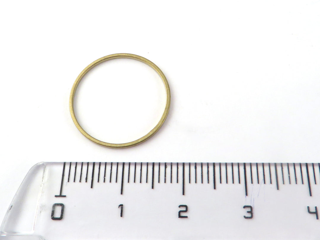 25x Anneau fermé cercle disque (18mm)