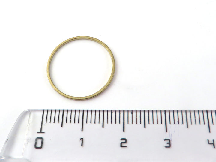 25x Anneau fermé cercle disque (18mm)