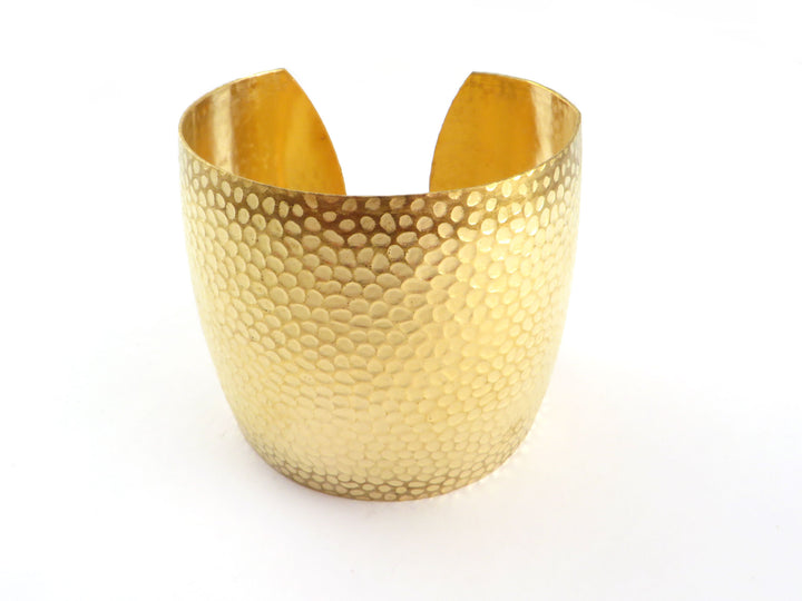 1x Bracelet manchette réglable martelé (51mm x 159mm) BM-006