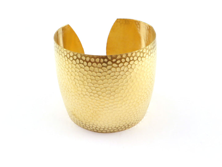 1x Bracelet manchette réglable martelé (51mm x 159mm) BM-006