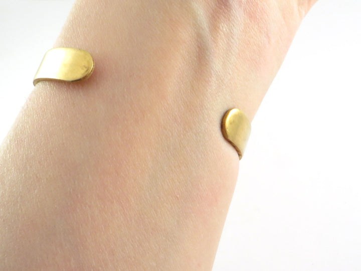 1x Bracelet jonc plat réglable (8mm x 150mm) BM-008