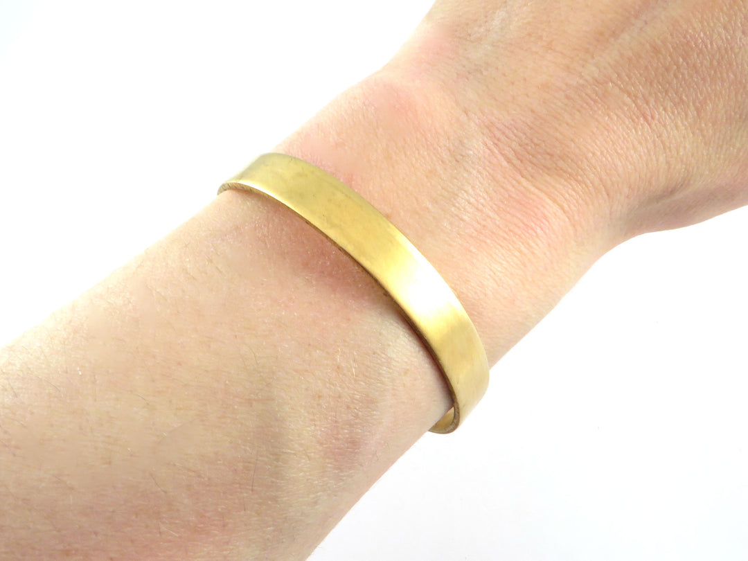 1x Bracelet jonc plat réglable (8mm x 150mm) BM-008