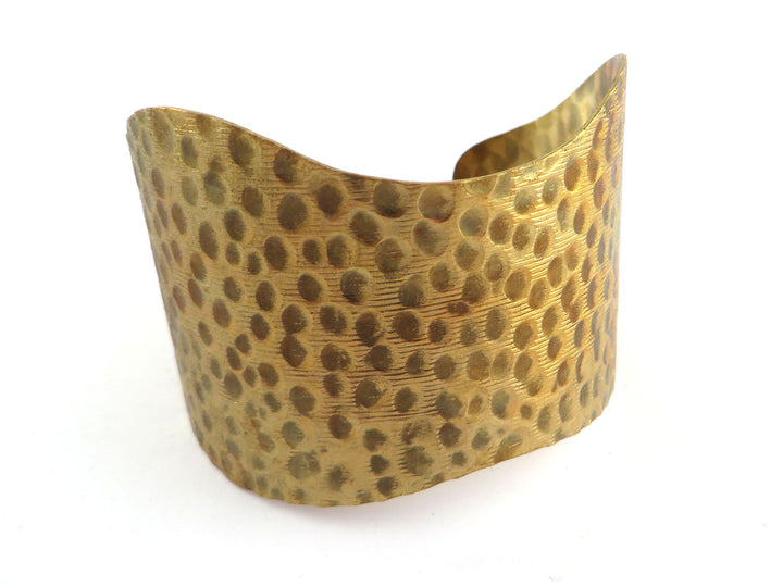 1x Bracelet manchette réglable martelé BM-018